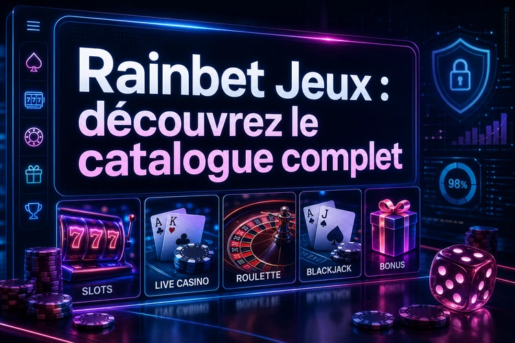 Rainbet Jeux: découvrez le catalogue complet