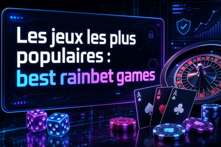 Les jeux les plus populaires : best rainbet games