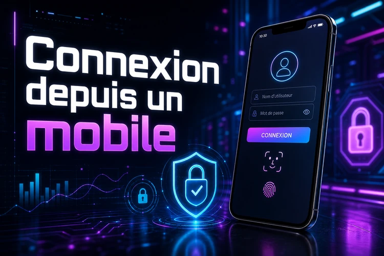 Connexion depuis un mobile