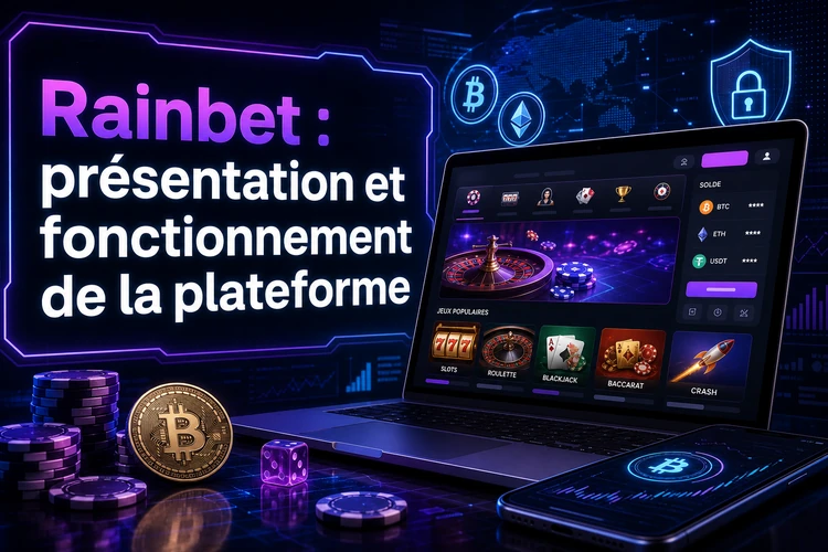 Rainbet : présentation et fonctionnement de la plateforme