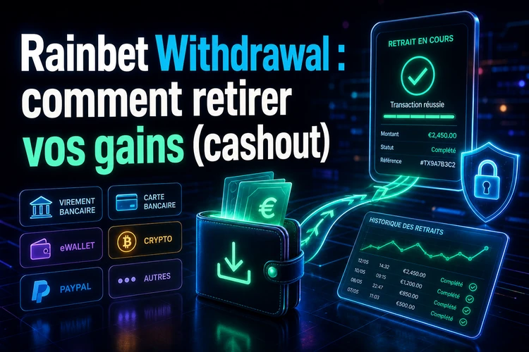 Rainbet Withdrawal: comment retirer vos gains (cashout)