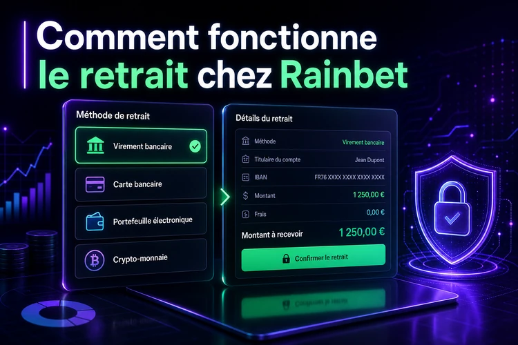 Comment fonctionne le retrait chez Rainbet